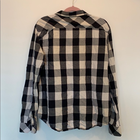 black white gray flannel - Picture 5 of 5
